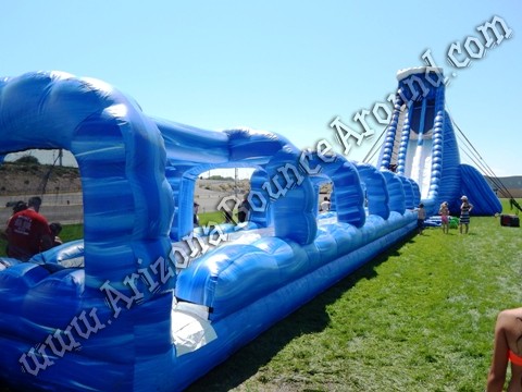 big dual lane water slide rentals for events